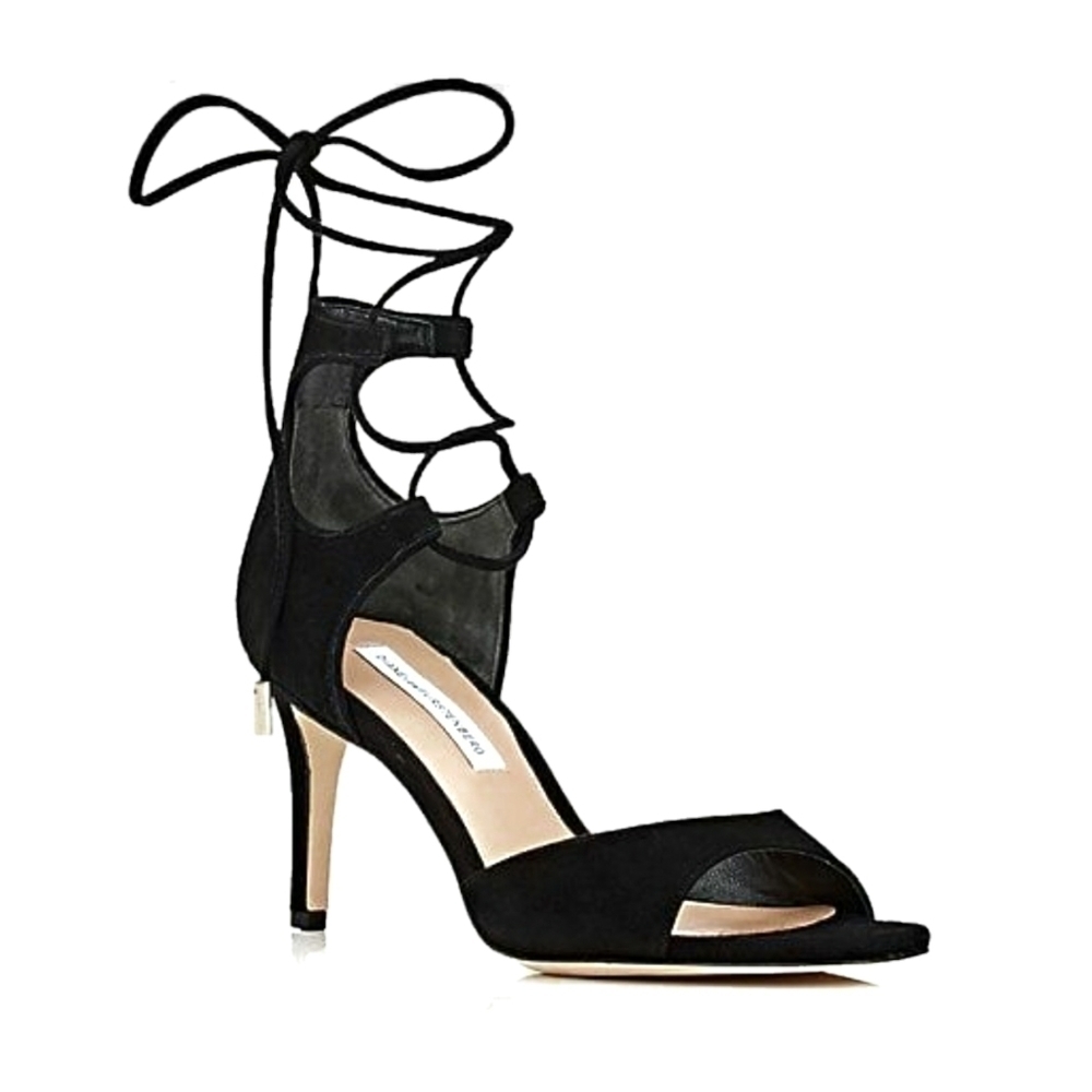 DVF Diane Von Furstenberg Rimini suede  heels 9
